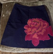 Boden Cotton A-Line Skirt