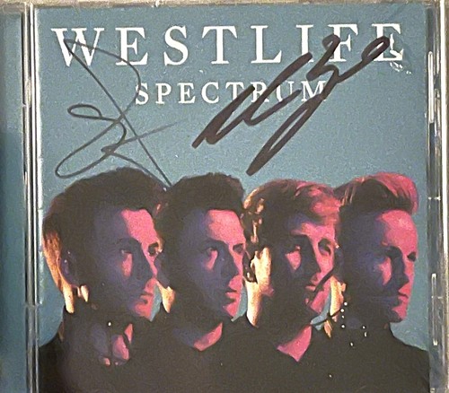 Westlife spectrum signed - westlife-spectrum,