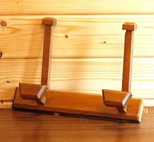 VINTAGE 32cm Wooden Coat Hooks