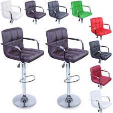 TRESKO 2 x Bar Stools Faux