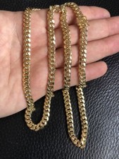 Men’s Solid 14k Yellow Gold 6mm Miami Cuban Link Chain 24" 25 Grams Semi Hollow