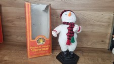 Christmas Dancing Snowman Animated Lights Music  Battery Operated