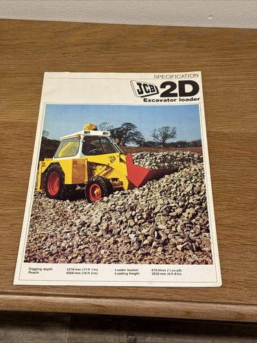 Rare 1973 vintage - 1973, jcb