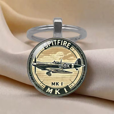 Spitfire MK1 Plane Keyring