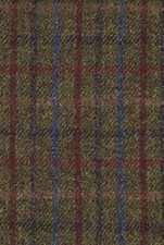 Harris Tweed Fabric Green