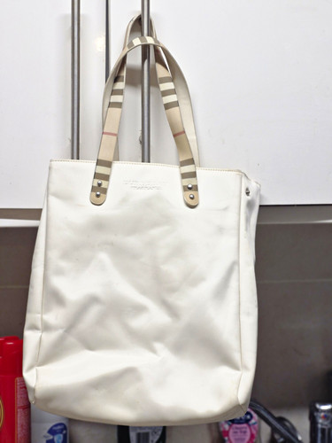 Burberry creamnova check tote - burberry,