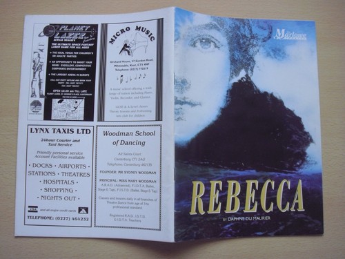 Programme marlowe theatre - marlowe,