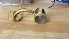Vintage brass foot rail - brass,