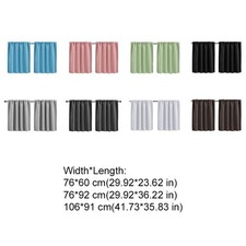 Small window short curtains - short,