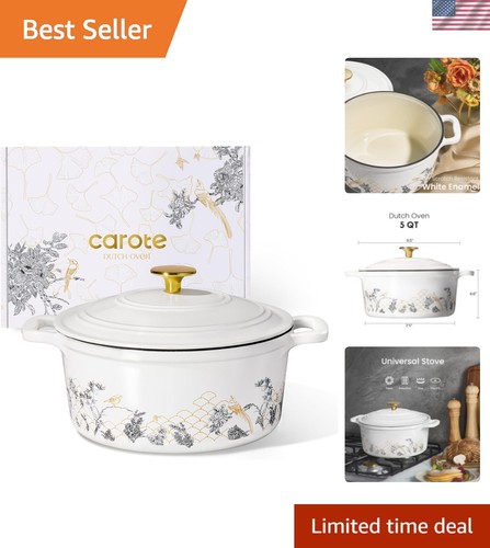Versatile 5qt cast iron dutch - cast,