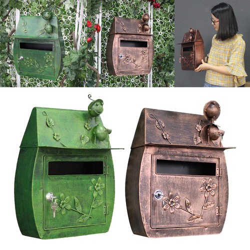 Wall mount mailbox locking - wall,