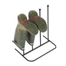 Neo Steel Black 2 Pairs Wellie Welly Wellington Boots Boot Holder Stand Storage