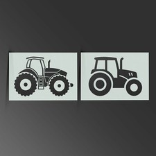 Tractor Stencil Farming Mylar Sheet Painting Wall Art Kid Bedroom 190 Micron