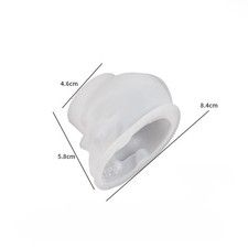 2pcs silicone skull mould - skull, 3d