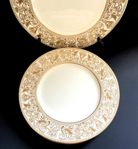 Wedgwood gold florentine - x,