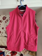 EWM Fleece Body Warmer Size L New Unworn Without Tags Pink Colour,44 inch 