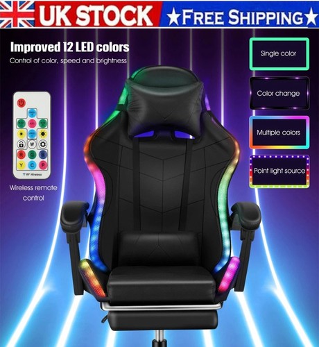 New reclining gaming chair - new,