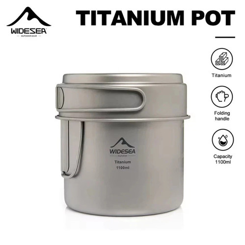 Titanium camping cooking - cooking, pot