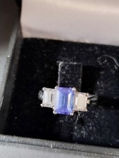 Tanzanite And Diamond Ring