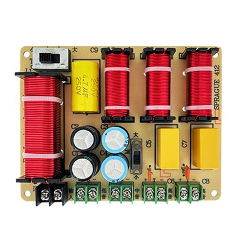 Way audio crossover dual - 4-way,