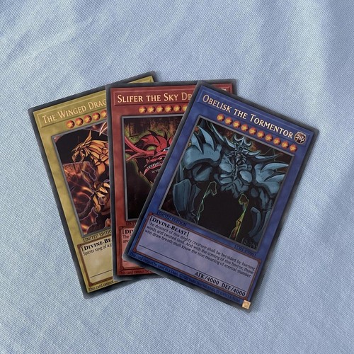Egyptian god cards - yu-gi-oh!,