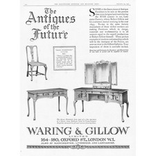 WARING & GILLOW Bedroom Furniture - Vintage Advertisement 1923