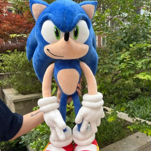 Cartoon blue hedgehog plush - cartoon,