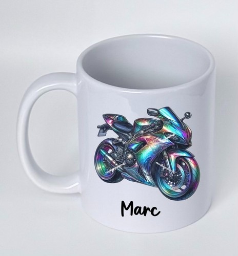 Personalised motorbike coffee - motorbike,