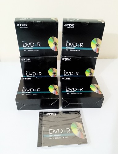 Packs x tdk dvd - 5, dvd-r