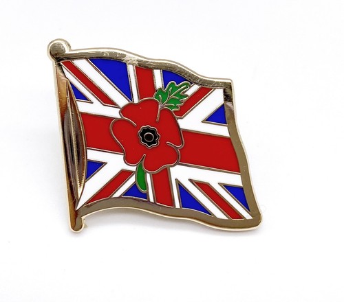 Purple poppies union jack - poppies,