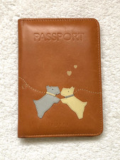 RADLEY - PUPPY LOVE  PASSPORT WALLET - REAL LEATHER - 100% AUTHENTIC - FREE POST