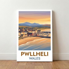 Pwllheli, Wales Travel Poster