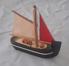 Hand made wooden painted model - made,