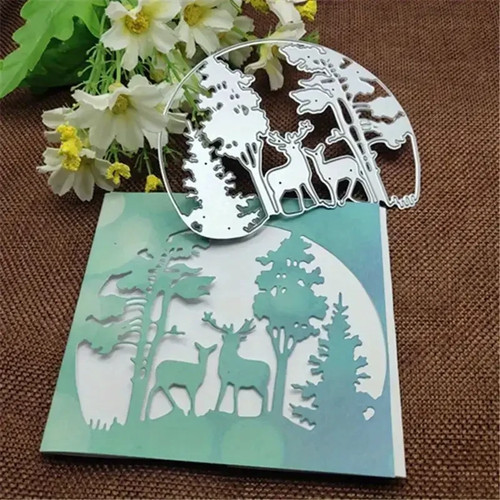 Cutting die winter landscape - die,