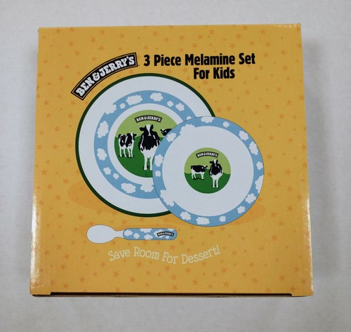 Ben and jerry plate - and, bowl