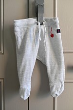 Polarn O Pyret Newborn Baby Trousers / Pull ups with Feet, 1 - 2 months