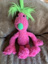 Vintage 2001 Tomy Jim Henson The Hoobs Tula Pink Soft Toy Talking Plush Muppets