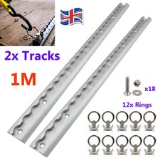 2x 1M Aluminum L-Track Tie