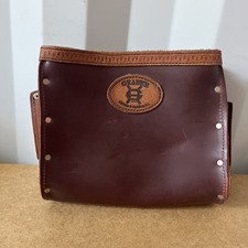 Rare Graber Harness Heavy Duty 0010 Bolt Bag Dark Brown Heavy Quality Leather