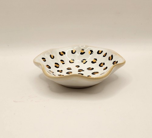 Leopard print trinket dish