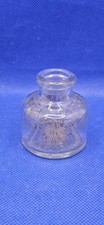 Small Glass Ink Bottle Antique 