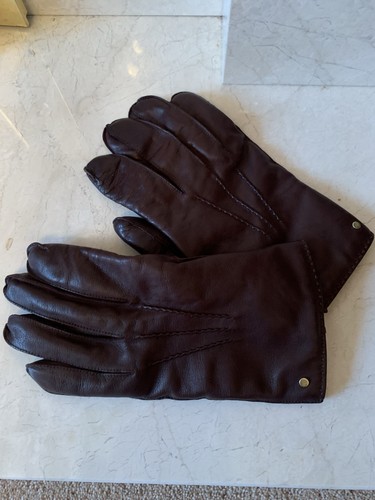 Mulberry leather gloves - leather,