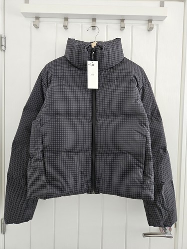 New uniqlo grey checkered - grey,