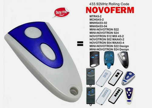 Novoferm 502 remote control - novoferm,