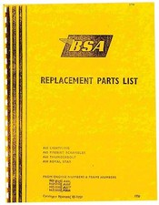 BSA Parts Manual Book 1970 A50
