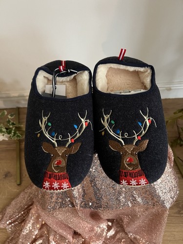 Joules christmas slippers - joules,