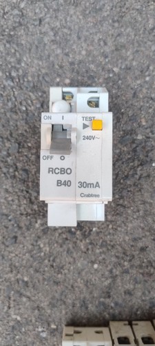 Crabtree starbreaker rcbo b40 - starbreaker,