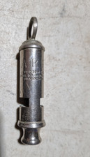 ORIGINAL WW2 J.HUDSON ARP WARDEN'S WHISTLE AIR RAID PRECAUTION 1940'S