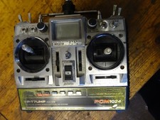 FUTABA FP-T7UHP SUPER - PCM 1024 / PPM TRANSMITTER- HELICOPTER SYSTEM  FOR PARTS