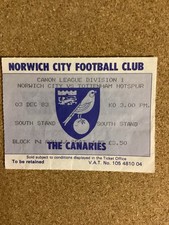 TICKET - Norwich City v